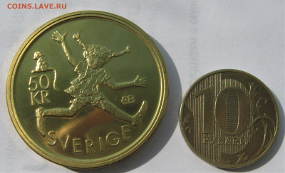ШВЕЦИЯ 50 крон 2002. Астрид Линдгрен 95 лет. 23.09.2019 - 017.JPG