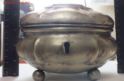 старинная шкатулка (латунь с серебрением), опознание, оценка - DSCF3428.JPG