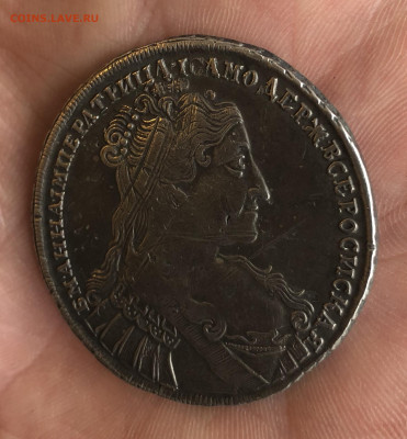 Рубль 1734 год. - 52155FB3-6918-41FA-A192-4380C41E594E