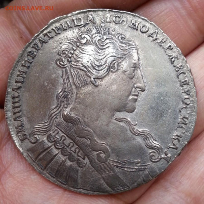 Рубль 1734 год. - тьма55паа