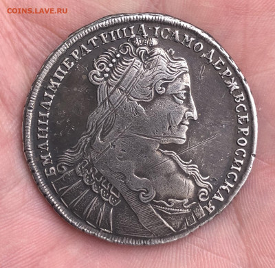 Рубль 1734 год. - 48E4F7C3-F399-4092-AF3B-4494DFDA73AE