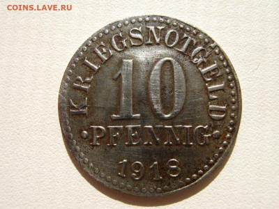 Германия Брауншвейг нотгельд 10 пфеннигов 1918 до 22 23.09. - IMG_3914_1.JPG