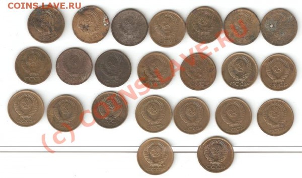 23 штуки 1 копеешных монеты - 2