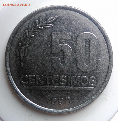 Уругвай 50 сентесимо 1998 года до 23.09.2019 - IMG_20190920_120440