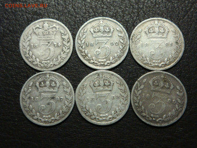3 пенса Великобритании 1874-97г.6шт...24.09.19..22-00мск. - DSC09557.JPG