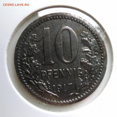 Нотгельд 10 пфеннигов 1917 года до 23.09.2019 - IMG_20190920_143435