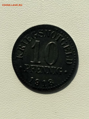 Брауншвейг,10 пфеннигов 1920г(нотгельд)до 24.09.2019г - IMG_20190904_102224_HDR