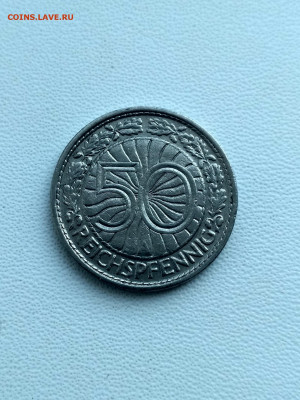ВЕЙМАР,50 пфеннигов 1928А(никель)до 24.09.2019г - IMG_20190903_145428_HDR