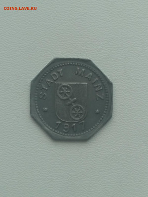 Mainz,5 пфеннигов 1917г(нотгельд)до 24.09.2019г - IMG_20190727_102610