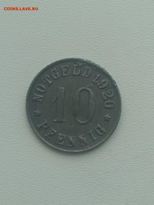 Olpe Westfalen,10 пфеннигов 1920г(нотгельд)до 24.09.2019г - IMG_20190727_102620