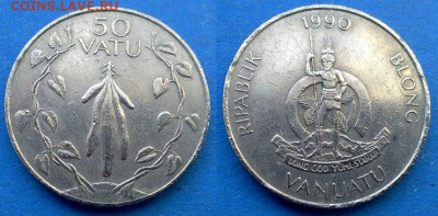 Вануату - 50 вату 1990 года до 27.09 - Вануату 50 вату, 1990