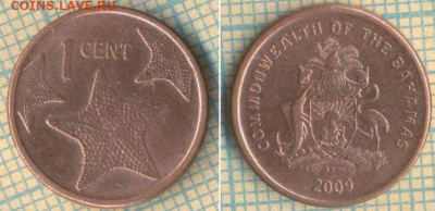Багамы 1 цент 2009 г., до 26.09.2019 г. 22.00 по Москве - Багамы 1 цент 2009  6344