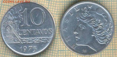 Бразилия 10 сентаво 1975 г., до 26.09.2019 г. 22.00 по Москв - Бразилия 10 сентаво 1975 6366