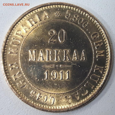 Русско-финские 20 марок 1904 и 1912 - 20190921_212004