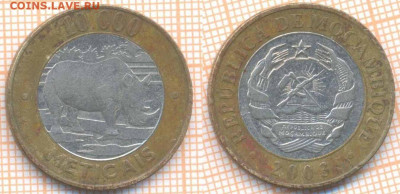 Мозамбик 10000 метикалов 2003 г. , до 26.09.2019 г. 22.00 по - Мозамбик 10000 метикалов  2003