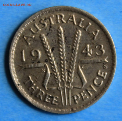 С РУБ. АВСТРАЛИЯ 3 пенса 1943г.ГЕОРГ-VI до 28.09. в 22-00 - IMG_7726.JPG