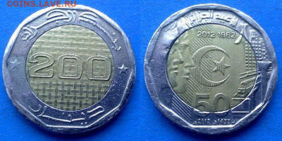 50 лет Независимости) до 27.09 - Алжир 200 динаров, 2012