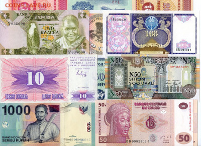 68 иностранных банкнот.  до 26.09. в 22:00 мск. - 7