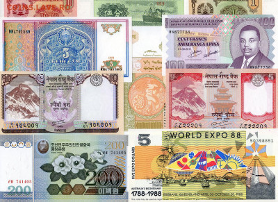 68 иностранных банкнот.  до 26.09. в 22:00 мск. - 5