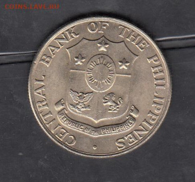 Филиппины 1958 50 сентавос без оборота до 28 09 - 18а