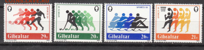 Гибралтар 1984 спорт 4м** до 27 09 - 101