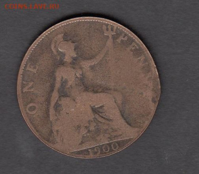 Великобритания 1900 1 пенни до 29 09 - 19а