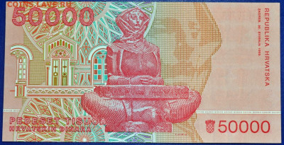 Хорватия 50000 динар 1993 до 27.09.19 22 мск - Хорватия 50000 динар 1993-1.JPG