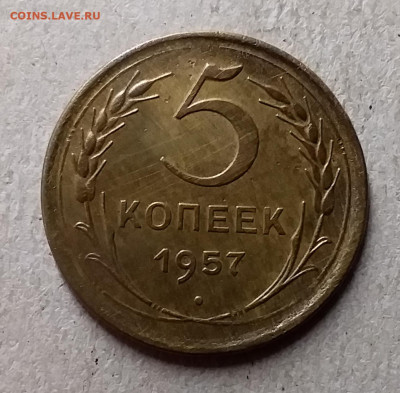 5 копеек 1957. До 27.09.19 в 22.00 - 20190924_205345