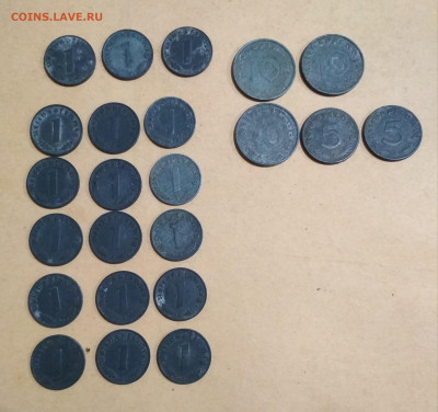 1,5,10 пфеннигов 1940-44 гг по ФИКСУ - IMG_20190924_224011