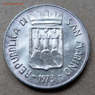 Сан-Марино 500 лир 1973 Unc до 22-00 26.09 - IMAG3210~2