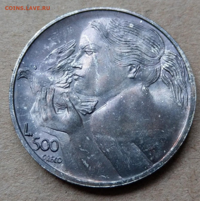 Сан-Марино 500 лир 1973 Unc до 22-00 26.09 - IMAG3211~2