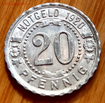 Аугсбург 20 пфеннигов 1920 до 22-00 26.09 - IMAG3152~2