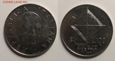 Италия 100 лир 1974 года Маркони - 29.09 22:00 мск - IMG_20190923_071131