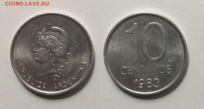 Аргентина 10 сентавос 1983 года - 29.09 22:00 мск - IMG_20190924_063133