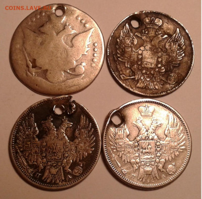 20коп. Монисто, 4шт. СПБ, 1838-1851гг. до 01.10.19г. 22:00 - 20190925_204527