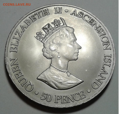 50пенсов, Елизавета II,2000г. до 01.10.19г. 22:00 - 20190925_204908