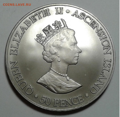 50пенсов, Елизавета II,2000г. до 01.10.19г. 22:00 - 20190925_204903