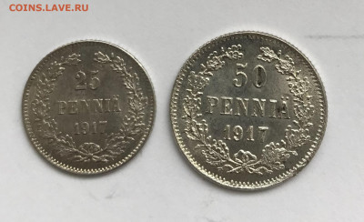 25 и 50 пенни 1917г uncДо 1.10.2019 22.00 по МСК - 657474D0-1B87-4AC2-ABAF-54EDD1DDD7C3
