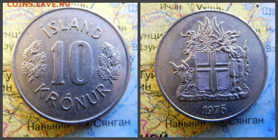 Исландия 10 крон, 1975 - 10