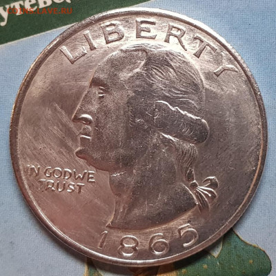 ONE DOLLAR 1865г - 20190926_195617