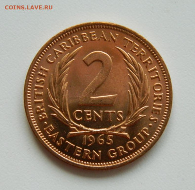 Британские Восточные Карибы 2 цента 1965 год (UNC). до 02.10 - DSCN9872.JPG