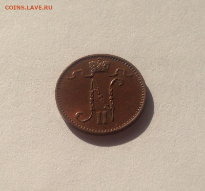 1 пенни Русская Финляндия 1906г.,  до 03.10.19г. - 1p6-1