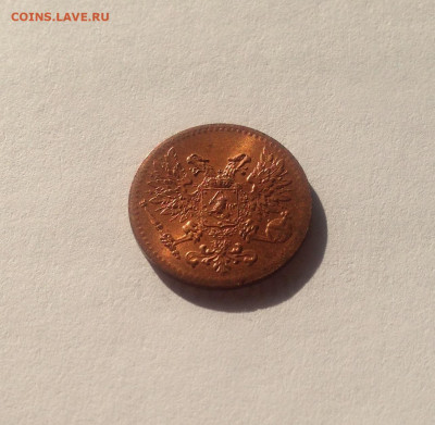 1 пенни Русская Финляндия 1917г., UNC , до 03.10.19г. - 1p17-3
