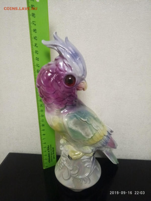 Статуэтка «Попугай». Германия. Фарфор до 01.10 в 22.00 - P90916-220345