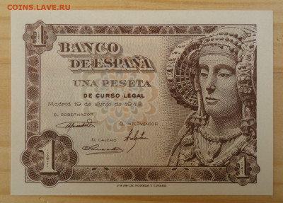 ИСПАНИЯ 1 ПЕСЕТА 1948 UNC - DSC06558.JPG