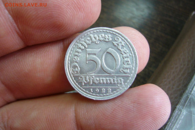 50 пфеннигов 1922 UNC - 01-10-19 - 23-10 мск - P2170163.JPG