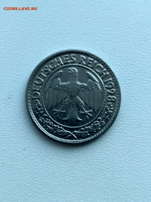 ВЕЙМАР,50 пфеннигов 1928А(никель)до 1.10.2019г - IMG_20190903_145435_HDR