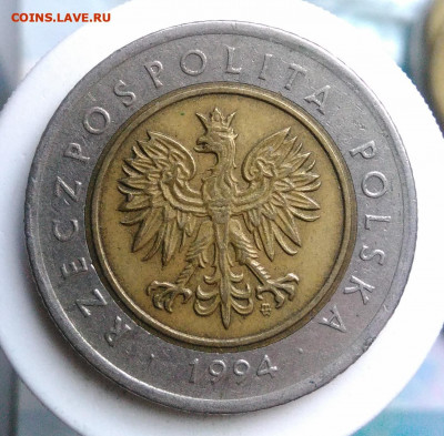 Польша 5 злотых 1994 года до 02.10.2019 - IMG_20190812_193642