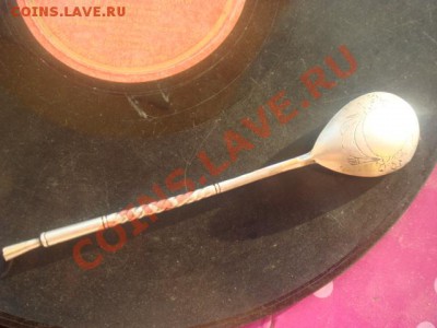 ложка  серебро 84 проба - Изображение 325