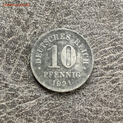 Германия 10 пфенниг 1921 года. До 22:00 04.10.19 - BC73EF38-F371-4AF9-ADBC-CE87F005A2A9